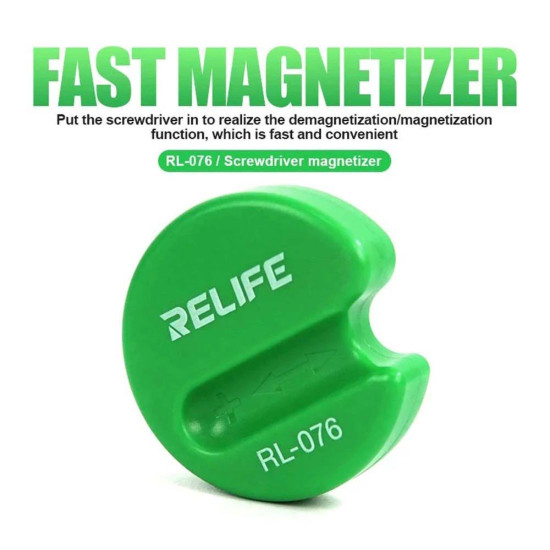 RELIFE RL-076 PORTABLE SCREWDRIVER MAGNETIZER FOR FAST MAGNETIZATION/DEGAUSSING