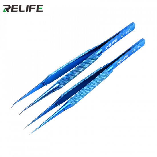 RELIFE RT-11C TITANIUM TWEEZERS ESPECIALLY FOR MICRO JUMPER