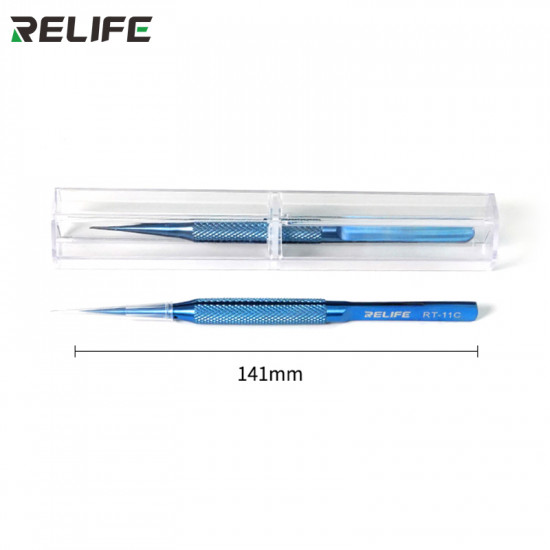 RELIFE RT-11C TITANIUM TWEEZERS ESPECIALLY FOR MICRO JUMPER