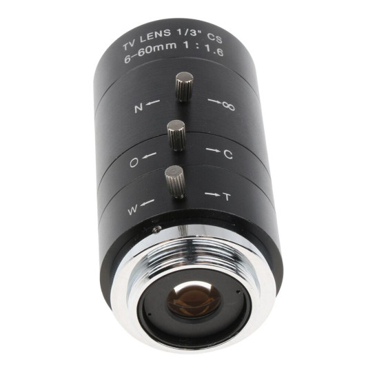 6-60MM CS MOUNT LENS MANUAL VARIFOCAL LENS FOR TRINOCULAR MICROSCOPE