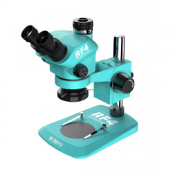 RF4 RF-7050TV TRINOCULAR STEREO MICROSCOPE WITH 7X TO 50X CONTINUOUS ZOOM