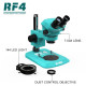 RF4 RF-7050 BINOCULAR STEREO MICROSCOPE WITH ZOOMING LENS - (3D CONTINUOUS ZOOM)