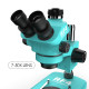 RF4 RF-7050TV TRINOCULAR STEREO MICROSCOPE WITH 7X TO 50X CONTINUOUS ZOOM