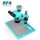 RF4 RF-7050TVD2-2KC1 TRINOCULAR STEREO MICROSCOPE WITH MULTIFUNCTIONAL ALUMINUM ALLOY BASE 7X~50X ZOOM - 3D CONTINUOUS ZOOM