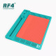 RF4 RF-M03 ALUMINUM ALLOY MULTIFUNCTIONAL SLIDING TRACK MICROSCOPE BASE WITH HEAT-FREE SILICON PAD