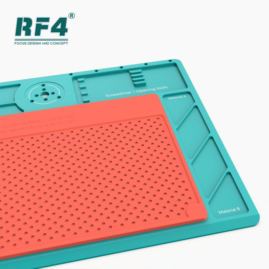 RF4 RF-P04 ALUMINUM ALLOY MULTIFUNCTIONAL MICROSCOPE BASE WITH HEAT-FREE SILICON PAD