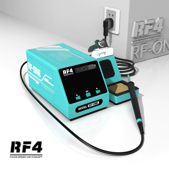 RF4 RF-ONE SOLDERING STATION WITH INTELLIGENT TEMPERATURE CONTROL ANTI-STATIC LED DIGITAL DISPLAY