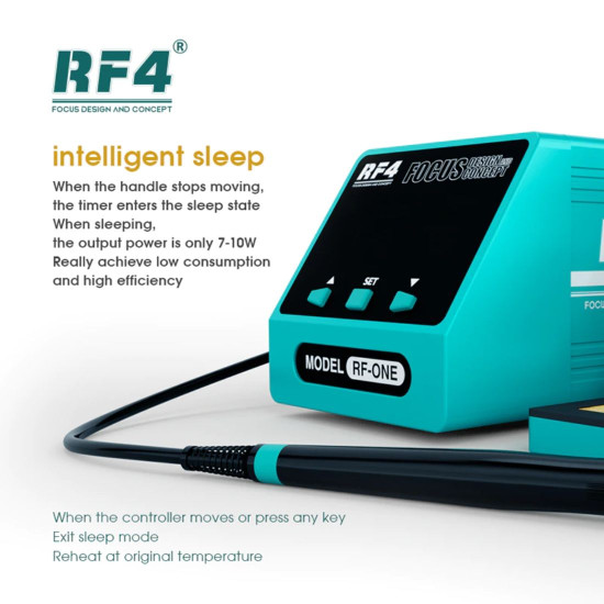 RF4 RF-ONE SOLDERING STATION WITH INTELLIGENT TEMPERATURE CONTROL ANTI-STATIC LED DIGITAL DISPLAY