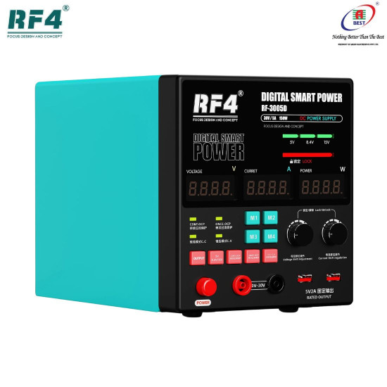 RF4 RF-3005D 30V/5AMP MULTIFUNCTIONAL HIGH PRECISION ADJUSTABLE DC STABILIZED POWER SUPPLY - 150W