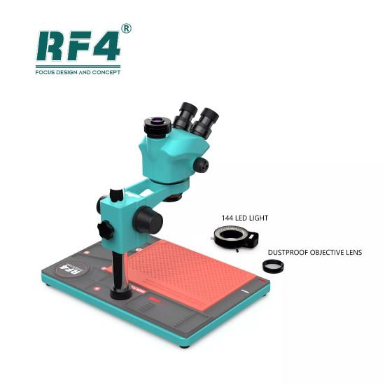 RF4 RF7050TVP-P02 TRINOCULAR STEREO MICROSCOPE WITH 7X~50X ZOOM - 3D CONTINUOUS ZOOM 