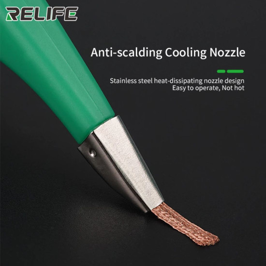 RELIFE RL-3020 NO-CLEAN DESOLDERING COPPER WICK WITH THUMP WHEEL