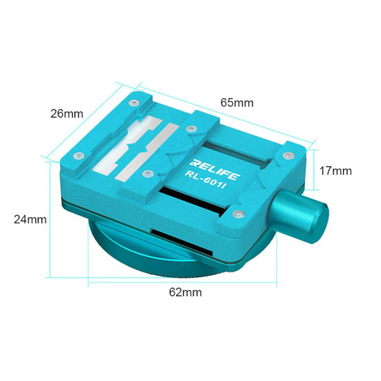 RELIFE RL-601I MULTI-FUNCTION MINI ROTARY PCB HOLDER FOR CHIP BGA REPAIR