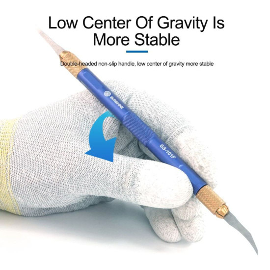 SUNSHINE SS-101F IC REPAIR ADVANCED BLADE SET FOR SEPARATING DOT MATRIX / GLUE REMOVAL / CHIP REMOVAL