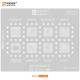 AMAOE MU-4 MTK CPU BGA REBALLING STENCIL FOR MEDIATEK - 0.12MM