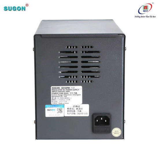 SUGON 3010PM ADJUSTABLE DIGITAL DC POWER SUPPLY WITH SHORT KILLER WITH MEMORY OPTION ( 30V~10AMP )