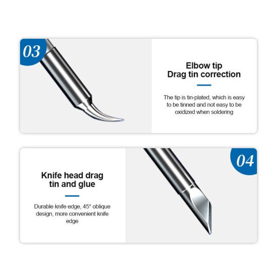 SUNSHINE SS-C210-I/IS/K SOLDERING IRON TIP FOR JBC/GVM/OSS TEAM T210 SOLDERING STATION