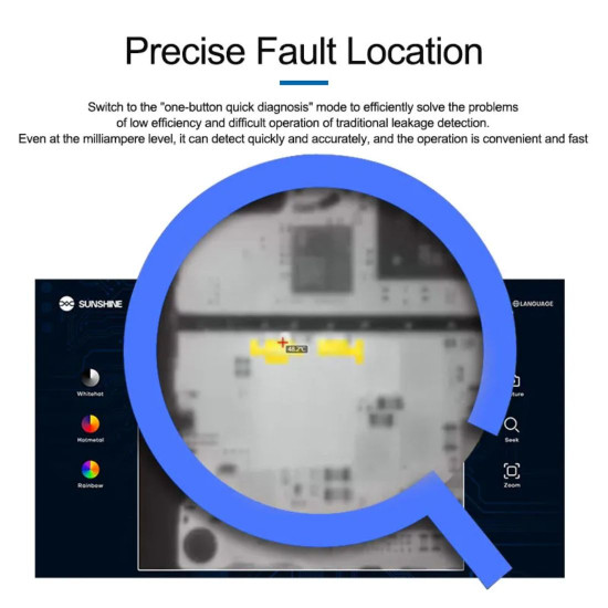 SUNSHINE TB-03S HD INFRARED THERMAL CAMERA INSTRUMENT FOR PCB CIRCUIT SHORT