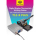 OSS TEAM T12-X PLUS TEMPERATURE CONTROLLER DIGITAL SOLDERING STATION 72W