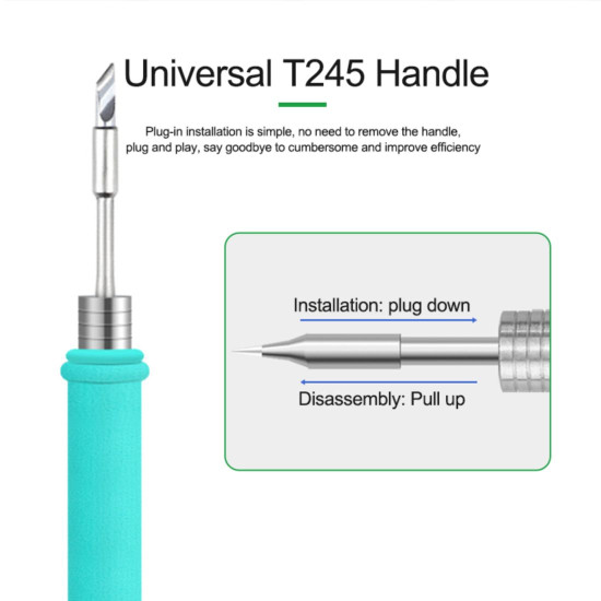 SUNSHINE GVM C245-IS BEND SOLDERING IRON TIP FOR JBC/GVM/OSS TEAM T245 SOLDERING STATION