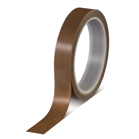 PTFE HIGH TEMPERATURE FABRIC ADHESIVE TAPE - 19MM