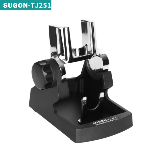 SUGON TJ-251 METAL CHROME PLATED ADJUSTABLE BRACKET HANDLE STAND FOR 8620/861/2020