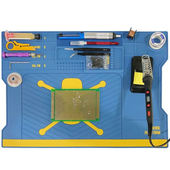 MECHANIC V70 ANTISTATIC HEAT RESISTANCE MAGNETIC REPAIR MAT 