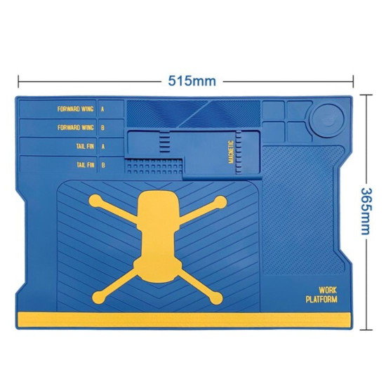 MECHANIC V70 ANTISTATIC HEAT RESISTANCE MAGNETIC REPAIR MAT 