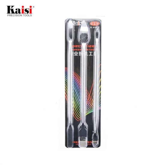 KAISI K-X1473 MULTIFUNCTION THREE PRY CROWBARS SET - LCD OPENER 