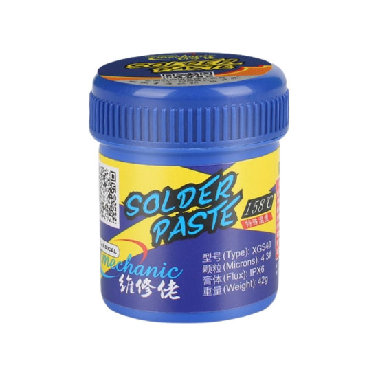 MECHANIC XGS40 158℃ SPECIAL BGA SOLDER PASTE - 42G