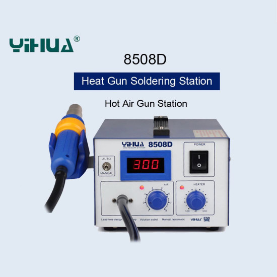 YIHUA 8508D BURN FREE SMD REWORK STATION AUTO CUT WITH DIGITAL DISPLAY