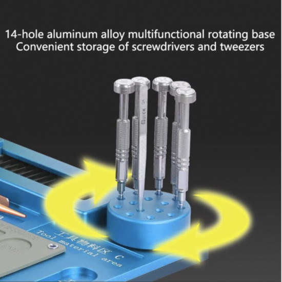 WL ALUMINIUM ALLOY COMPREHENSIVE UNIVERSAL SLIDING MAINTENANCE PLATFORM (GOLD)