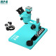 RF4 RF-7050 Prime With RF4 2KC2 HD Camera (3D Continuous Zoom) 7X~50X Trinocular Stereo Microscope With 0.5X CTV Camera Zoom Lens & LED Adjustable Light - 2025 Edition