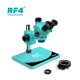 Rf4 Rf-7050 Pro (3D Continuous With Gear Zoom) 7X~50X Trinocular Stereo Microscope - 2024 Edition