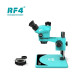 Rf4 Rf-7050 Pro (3D Continuous With Gear Zoom) 7X~50X Trinocular Stereo Microscope - 2024 Edition