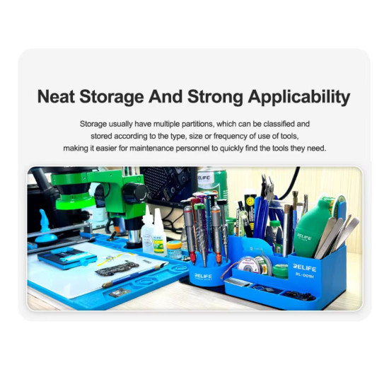 RELIFE RL-001H 360° ROTATING STEPPED INTELLIGENT REPAIR STORAGE RACK