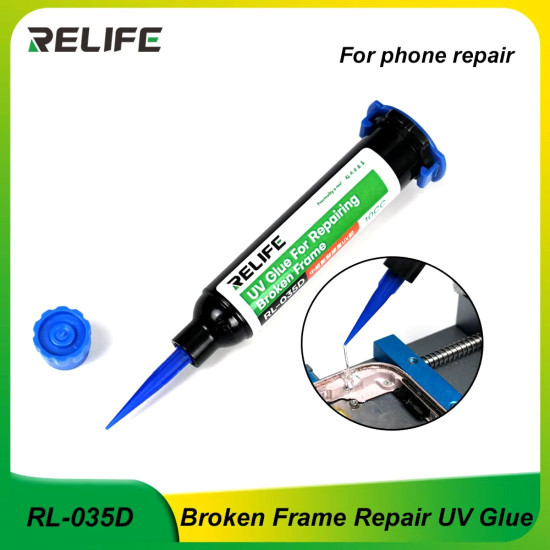 RELIFE RL-035D UV GLUE FAST CURING STRONG ADHESION SUITABLE FOR MOBILE PHONE MIDDLE FRAME REPAIR