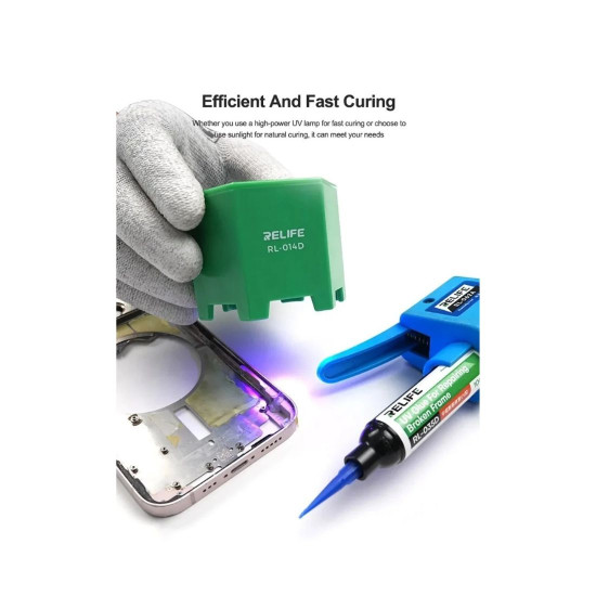 RELIFE RL-035D UV GLUE FAST CURING STRONG ADHESION SUITABLE FOR MOBILE PHONE MIDDLE FRAME REPAIR