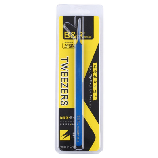 B&R BT-13 STRAIGHT POINTED TWEEZER 