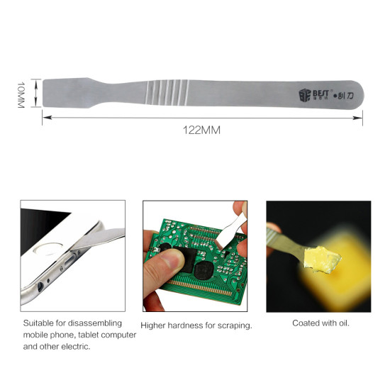 METAL SCRAPPER FOR IC REBALLING AND LCD OPENER