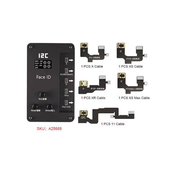 I2C IFACE V8 FACE DOT MATRIX PROJECTION REPAIR DETECTOR FOR IPHONE X-11 PRO MAX FACE ID REPAIR TOOL