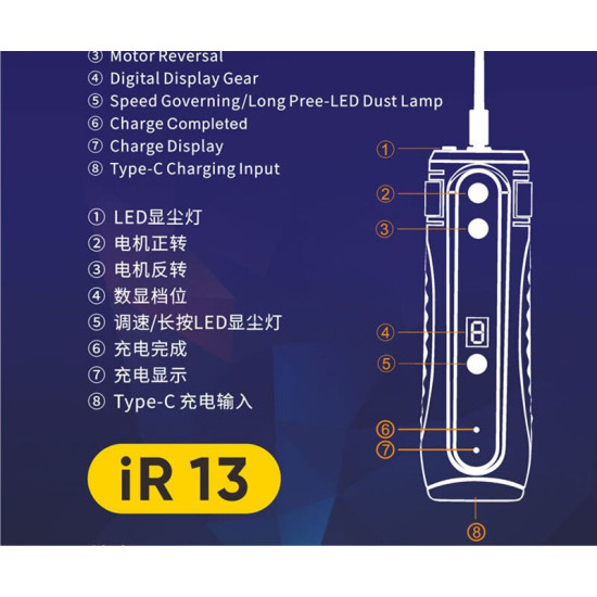 MECHANIC IR13 OCA GLUE REMOVER AND GRINDING CUTTING TOOL