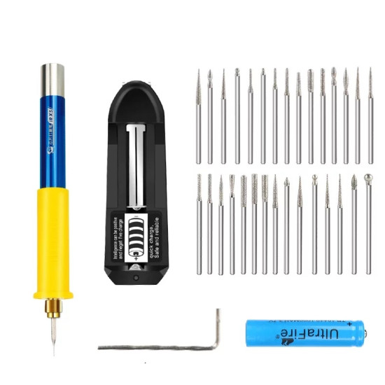 MECHANIC IR X5 IC POLISH / GRINDING PEN WITH 09 PCS HEAD TIPS