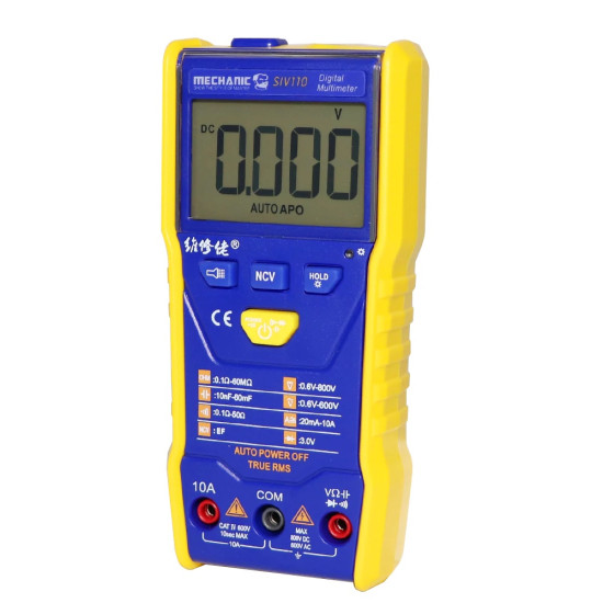 MECHANIC SIV110 PORTABLE DIGITAL MULTIMETER