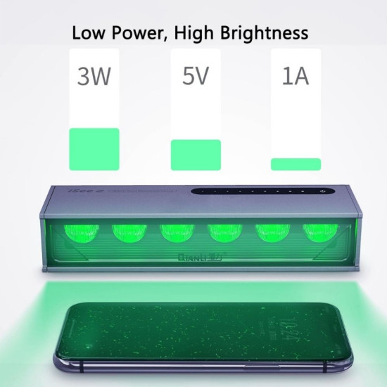 QIANLI TOOLPLUS ISEE 2 DUST DETECTION LAMP FOR LCD REPAIR