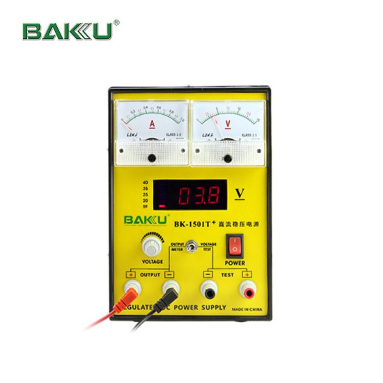 BAKU 1501T+ ANALOG ADJUSTABLE DC POWER SUPPLY (15V~1AMP)