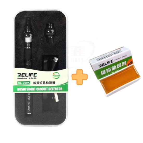 RELIFE RL-069A ROSIN SMOKE SHORT DETECTOR PEN WITH ROSIN FLUX