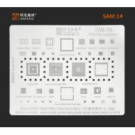 AMAOE SAM-14 CPU BGA REWORK REBALLING STENCIL 0.12MM