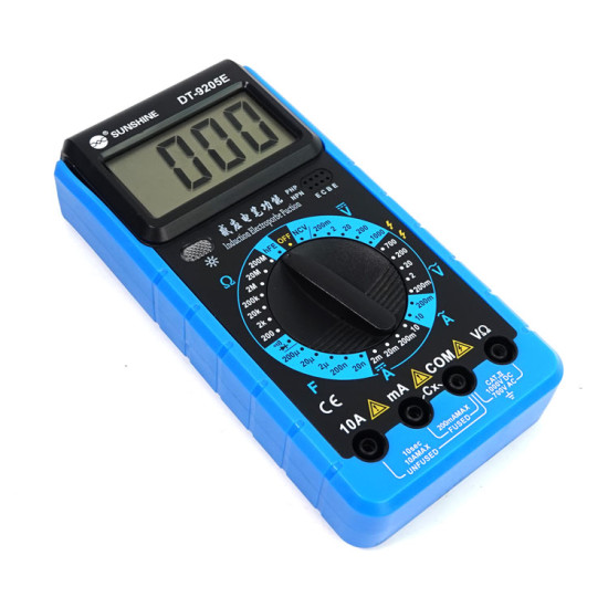 SUNSHINE DT-9205E DIGITAL MULTIMETER WITH FUSE PROTECTION