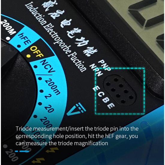 SUNSHINE DT-9205E DIGITAL MULTIMETER WITH FUSE PROTECTION