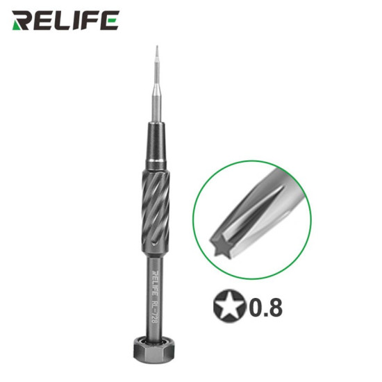 RELIFE RL-728 S2 STEEL SCREWDRIVER - 0.8 ( 5 STAR )